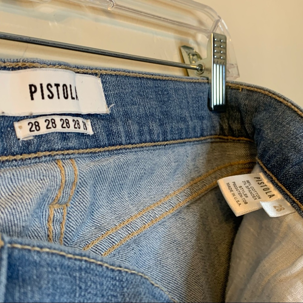 Pistola Ragged Cuff Ripped Jeans - Picture 7 of 7